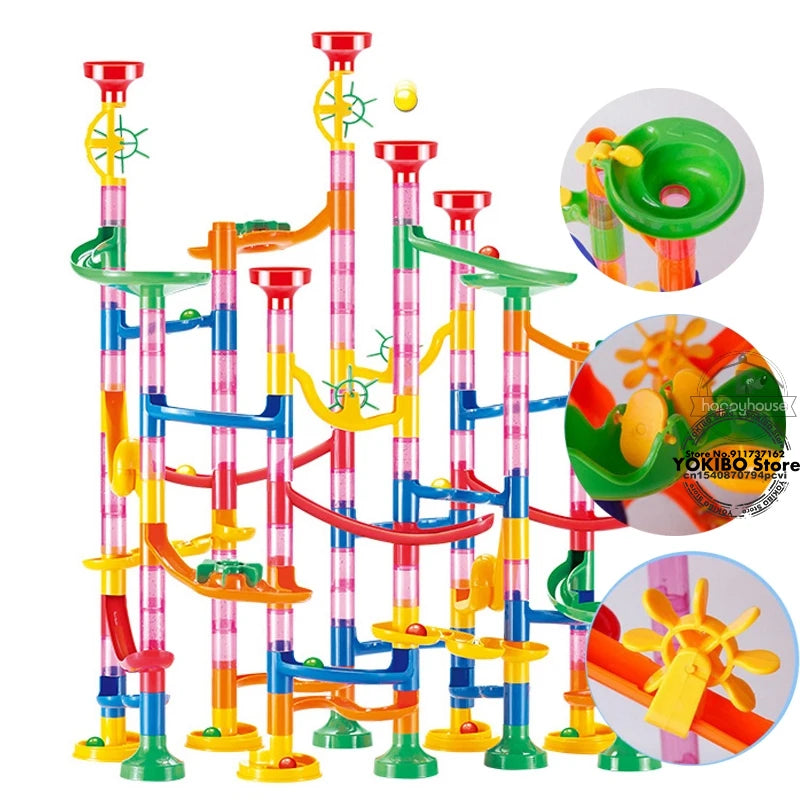 Marble Run Building Blocks Set